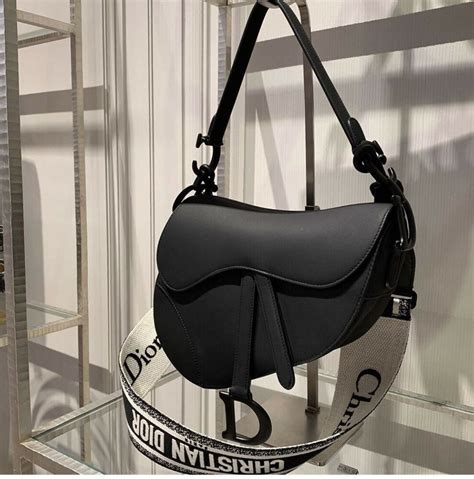 black dior bag saddle|authentic christian dior saddle bag.